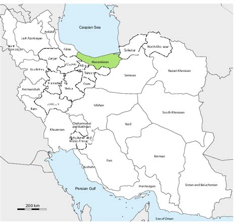 Status of Mazandaran province in Iran | Download Scientific Diagram