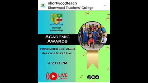 Shortwood Teachers' College Awards Ceremony 2023 - YouTube