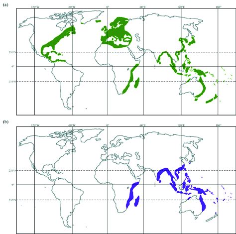 Worldwide biogeographical distribution of freshwater eels (a ...