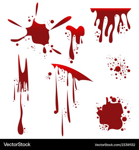 Blood splashes design Royalty Free Vector Image