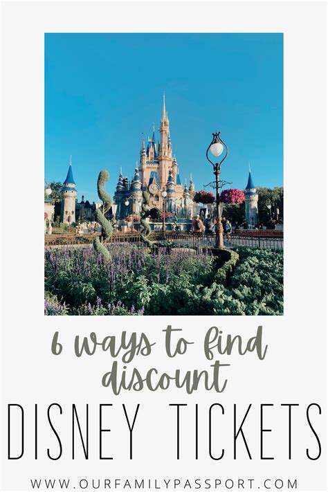 How to Get Discounted Disney Tickets – Your Ultimate Guide! – Our ...