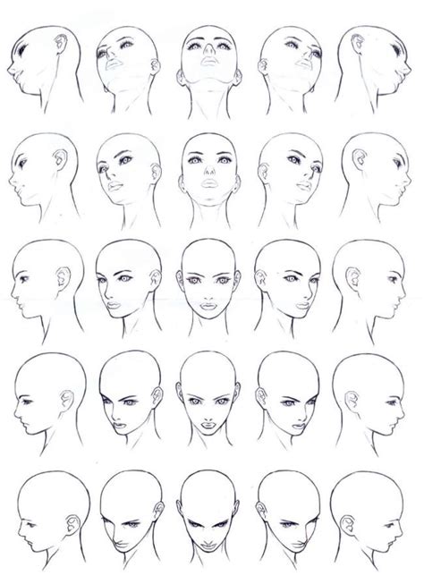 Drawing Faces Angles | Face drawing reference, Drawing tutorial face, Face drawing