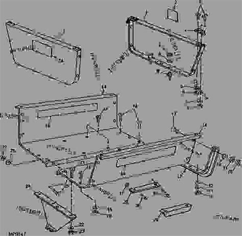 BOX AND TAILGATE (2 PIECE BOX) (MODEL 15) [A16] - CART, DUMP John Deere ...