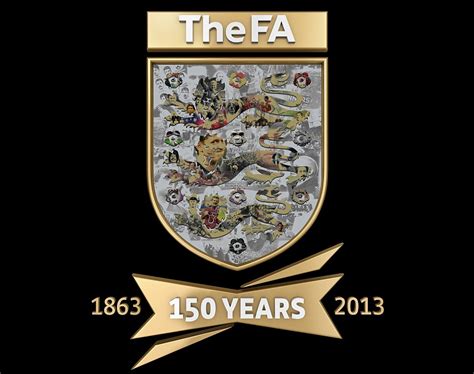 Football Association launches logo for 150th anniversary with Wayne ...