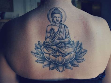 Bodhisattva Buddha on lotus | Tatoo, Tatuering, Tatuerare