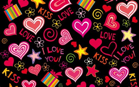 Download Heart Love Word Collage Holiday Valentine's Day HD Wallpaper