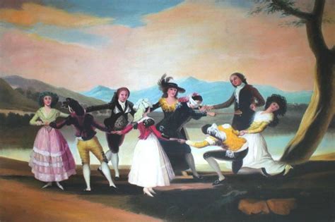 Francisco Goya, Blind Man's Bluff - Hand Painted Oil Painting on Canvas