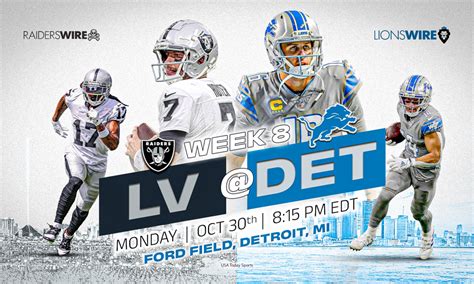 Raiders vs. Lions: Time, TV schedule, odds, streaming, how to watch