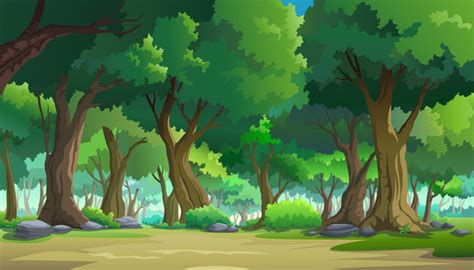 Forest Cartoon Background