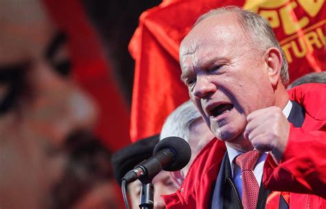 Russian Communist Party Leader Zyuganov Announces Presidential Bid