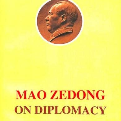 Download Mao Zedong on Diplomacy by Mao Zedong