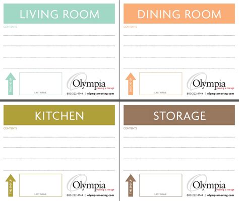 PRINTABLE MOVING LABELS Office Stickers, Labels & Tags Paper etna.com.pe