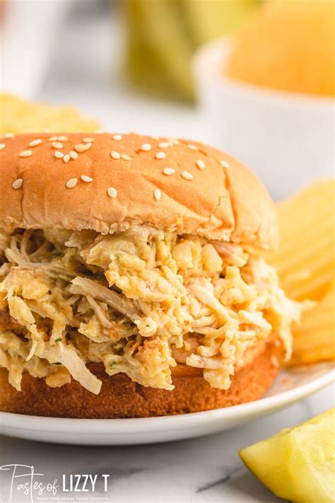 Ohio shredded chicken sandwiches slow cooker tastes of lizzy t – Artofit