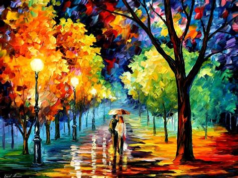 Modern impressionism palette knife oil painting kp145 [kp145] - $120.00 ...