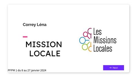 Mission Locale PRESENTATION