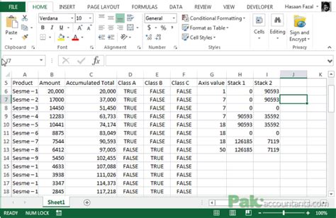 ABC Inventory Analysis using Excel Charts - KING OF EXCEL