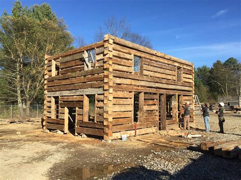 This is a handcrafted log house built by Barnwood Builders. The structure will be featured on ...