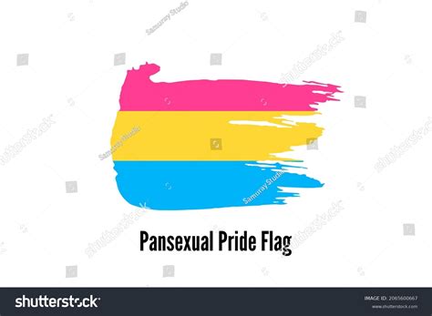 Pansexual Pride Flag Symbol Lgbt Community Stock Vector (Royalty Free) 2065600667 | Shutterstock