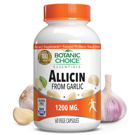 Botanic Choice Allicin 60 vege capsules | BotanicChoice.com