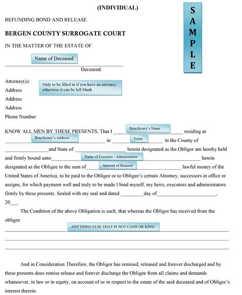 Michael Dressler Bergen County Surrogate Judge - CountyForms.com