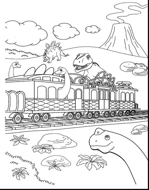 Dino Train Coloring | BubaKids.com