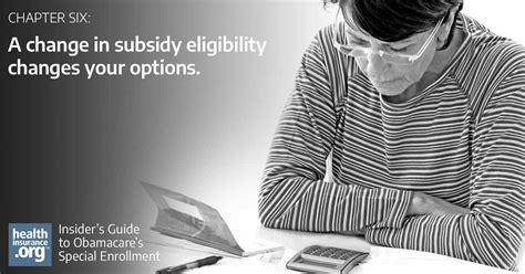 A change in subsidy eligibility changes your options | healthinsurance.org