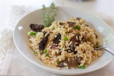 From Forrest to Plate: Morel Mushroom Risotto with Madeira, Peas and Parmesan – Homemade Italian ...