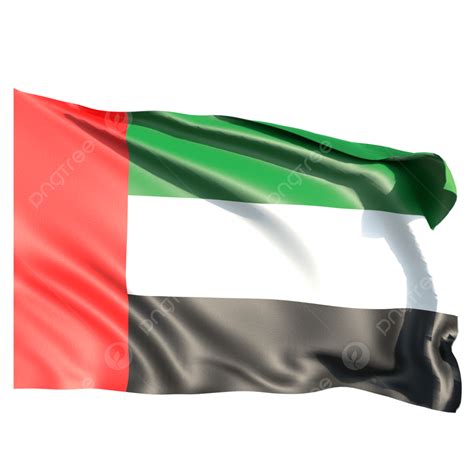 United Arab Emirates Flag Waving, United Arab Emirates Flag Waving Transparent, United Arab ...