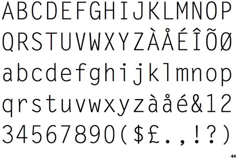 Identifont - Letter Gothic