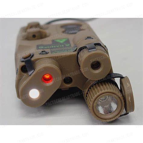 AN/PEQ-16 with Red/Green Laser & Dual LED Illuminator Tan for $73.49