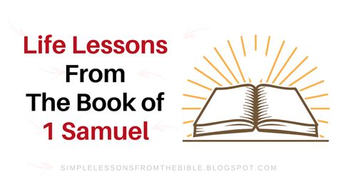 15 Life Lessons from The Book of 1 Samuel | 1 Samuel Bible Study - Free ...