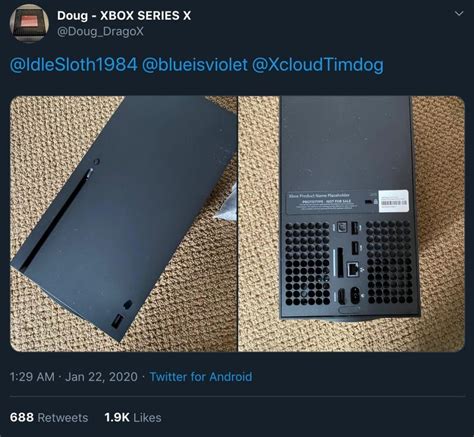 Xbox Series X Prototype Images Leak and It's a Big Black Box