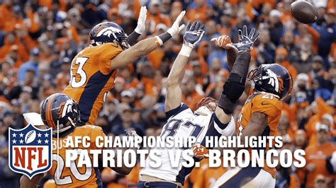 Patriots vs. Broncos | AFC Championship Highlights | NFL - YouTube