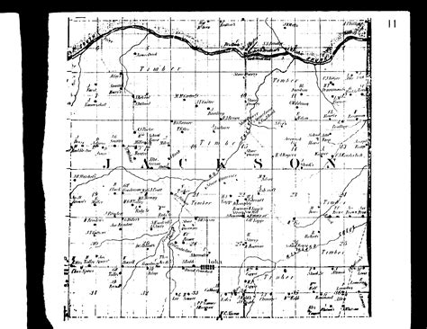 Keokuk County, Iowa 1861 Map, Jackson township