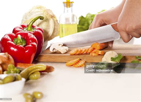 Chopping Vegetables High-Res Stock Photo - Getty Images