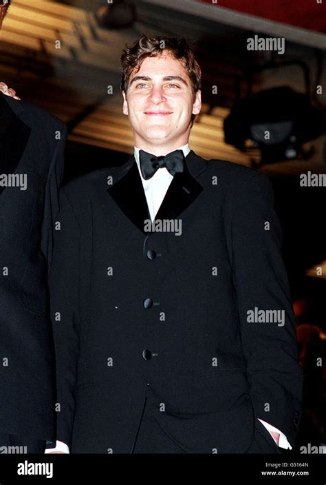 American actor Joaquin Phoenix, brother of the late actor River Phoenix, at the premiere of his ...