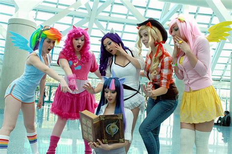 It's Applebuck Season (My Little Pony Cosplay My Little Pony. From left...)