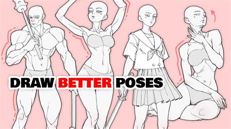 🏃‍♀️ HOW TO DRAW BETTER POSES - YouTube