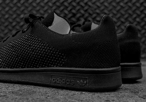 adidas Stan Smith Primeknit In "Triple Black" - SneakerNews.com