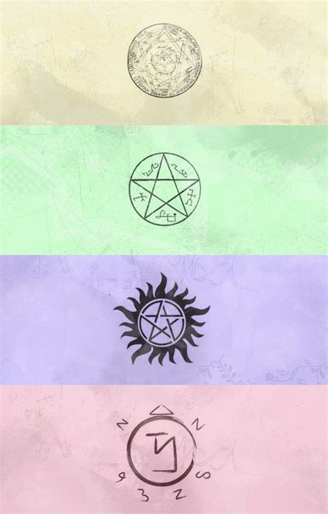 SPN Symbols - Supernatural Fan Art (38562237) - Fanpop - Page 6