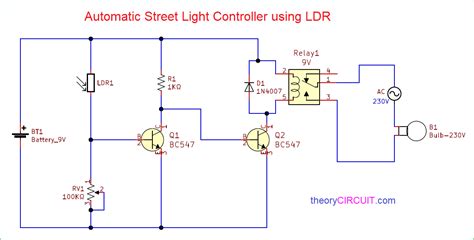 Automatic Street Light Controller using LDR