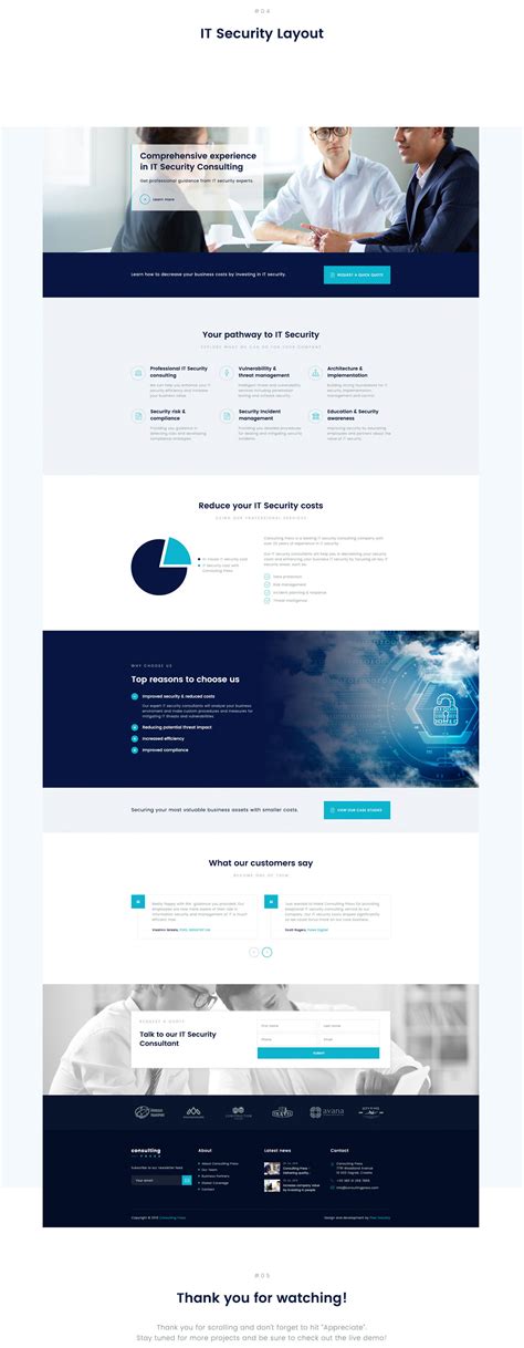 ConsultingPress - Consulting Website Template on Behance