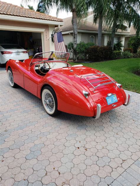 1952 JAGUAR XK120 REPLICA*RED*FORD V8 302*CUSTOM INTERIOR*WIRE WHEELS*GORGEOUS! - Classic Jaguar ...