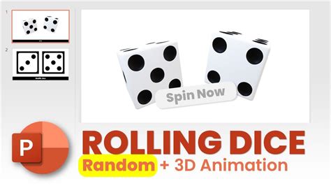 ROLLING DICE in PowerPoint (Random + 3D Animations) | PowerPoint ...