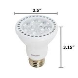 Philips AirFlux 6W PAR20 2700K Spot15 Dimmable LED Light Bulb – BulbAmerica