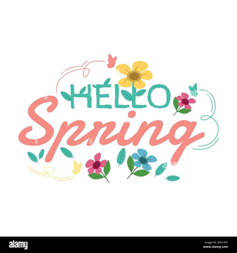 Seasonal spring logo design vector. Fresh spring logo design with ...