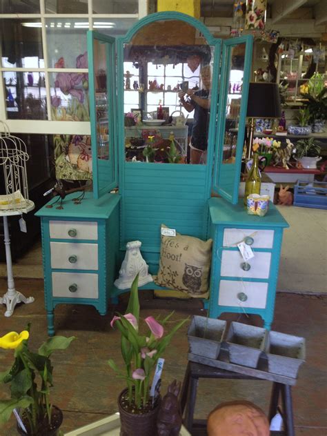 Antique Dresser at Mad Potter Antiques. Painted with Miss Lillian's No Wax Chalk Paint....Color ...