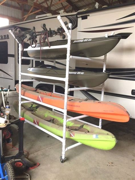 kayak hobie outback | Diy kayak storage, Kayak storage rack, Kayak storage