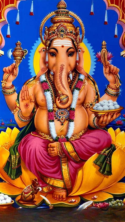 Ganesh Wallpaper With Blue Background - Infoupdate.org