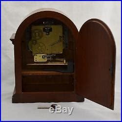 Howard Miller Westminster Chime Barrister Wind-Up Mantel Clock Model 613-180